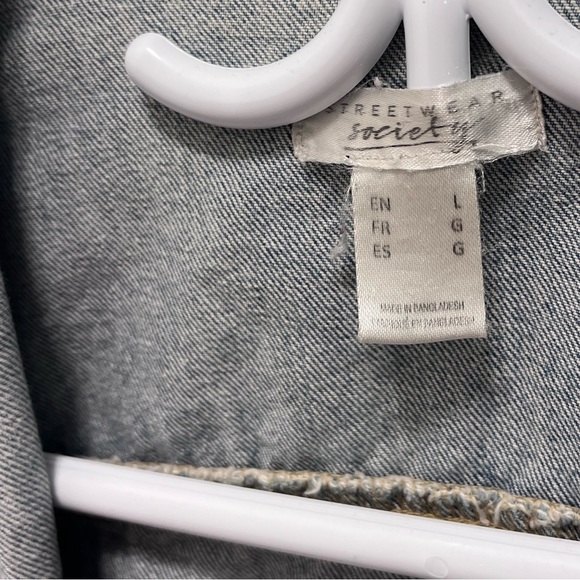 Cropped denim jacket - Picture 2 of 2